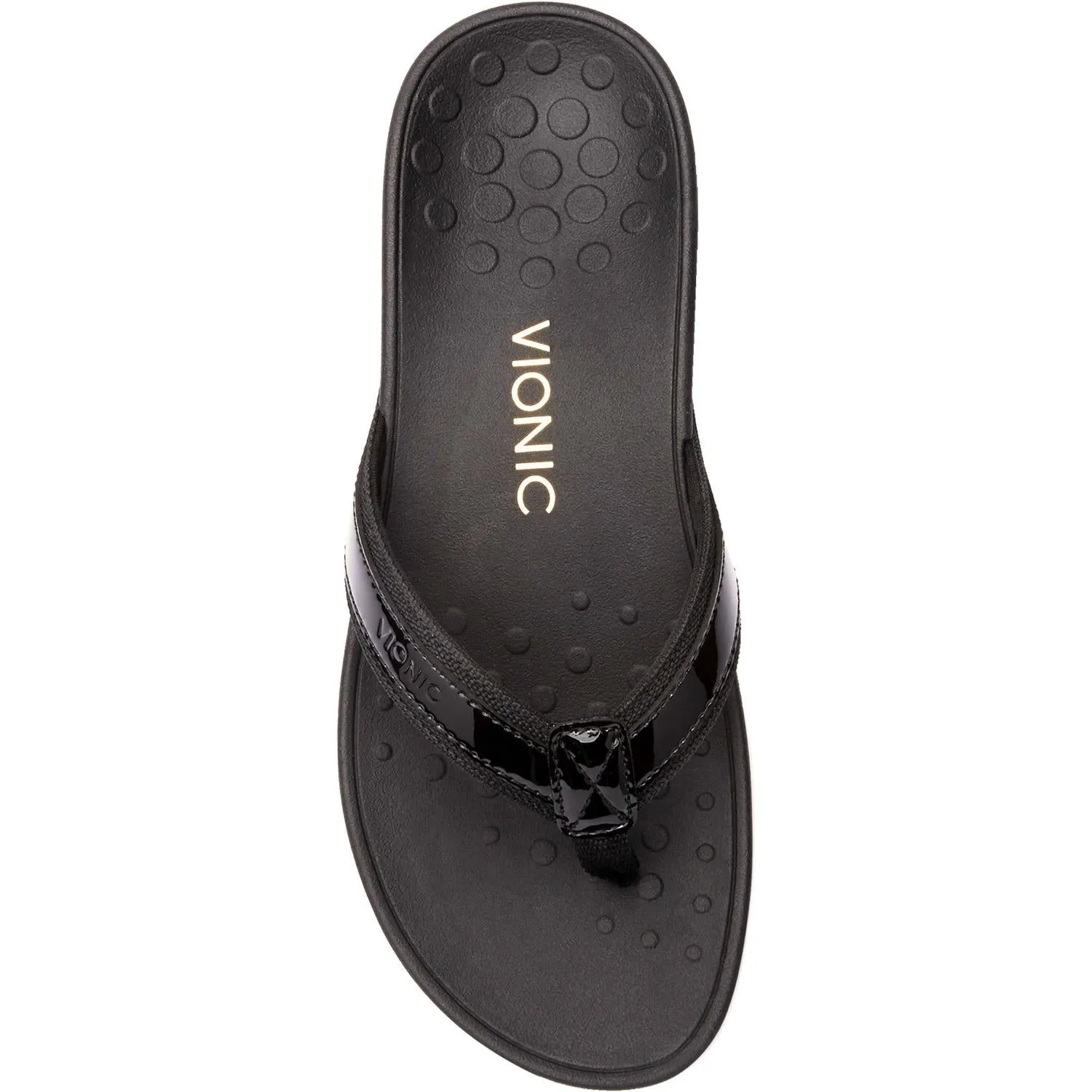 Women's Vionic High Tide Black Fabric/Leather