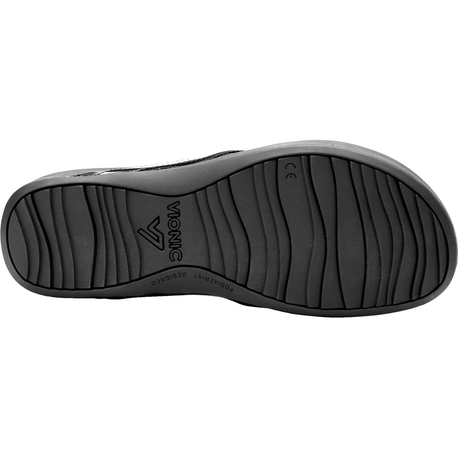 Women's Vionic High Tide Black Fabric/Leather
