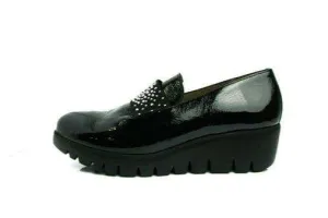 Wonders C33158LAK- Wedge Slip On
