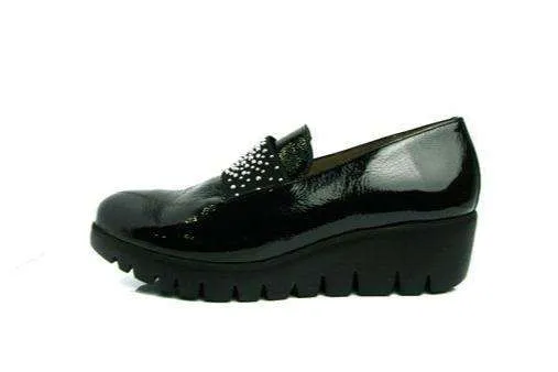 Wonders C33158LAK- Wedge Slip On