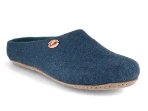 WoolFit® Summer Slippers 'Step', blue   turquoise
