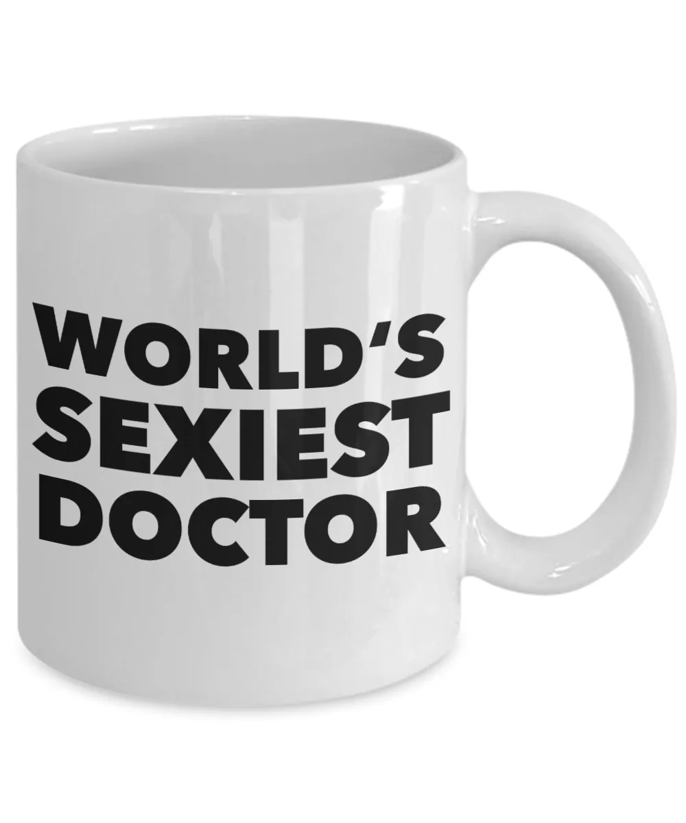 World's Sexiest Doctor Mug Ceramic Coffee Cup Gifts for Doctors