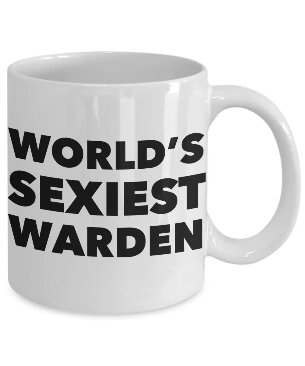 World's Sexiest Warden Mug Sexy Prison Fire Game Wardens Gifts Ceramic Coffee Cup