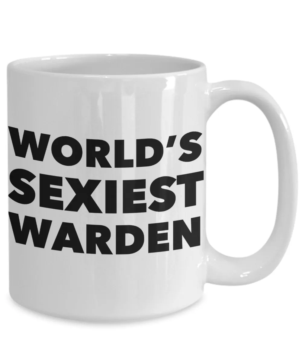 World's Sexiest Warden Mug Sexy Prison Fire Game Wardens Gifts Ceramic Coffee Cup